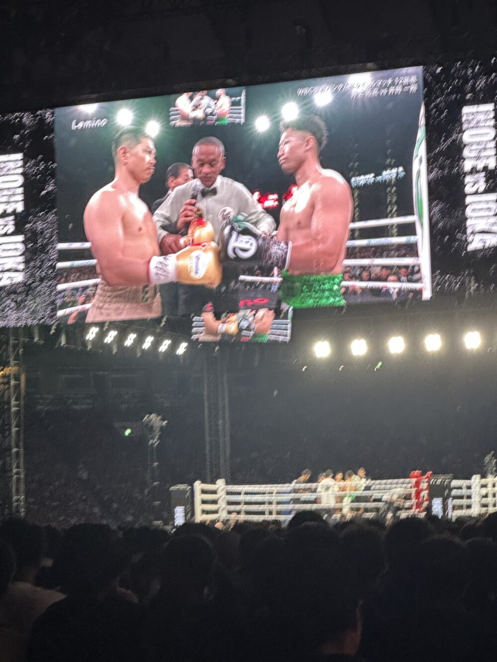 井上拓真 vs 井岡一翔「THE DAY」セミ&セミセミ 東京ドーム現地観戦の